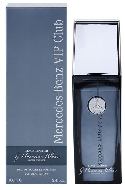 Mercedes-Benz VIP Club Black Leather eau de toilette férfiaknak 100 ml