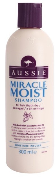 Aussie Miracle Moist sampon száraz és sérült hajra  300 ml