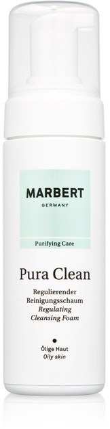 Marbert PuraClean tisztító hab a bőr tökéletlenségei ellen  150 ml