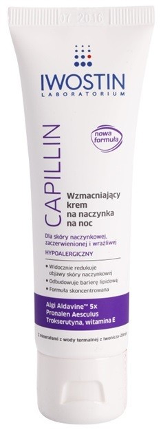 Iwostin Capillin erősítő éjszakai krém az elpattogott erekre  40 ml