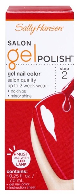 Sally Hansen Salon géles körömlakk árnyalat 220 Red My Lips 7 ml
