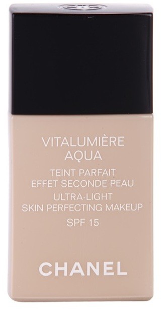 Chanel Vitalumière Aqua ultra könnyű make-up a ragyogó bőrért árnyalat 70 Beige  30 ml