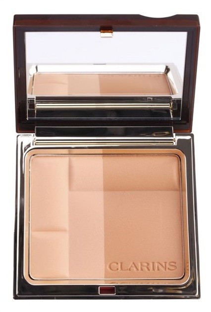 Clarins Face Make-Up Bronzing Duo ásványi bronzosító púder árnyalat 02 Medium  10 g