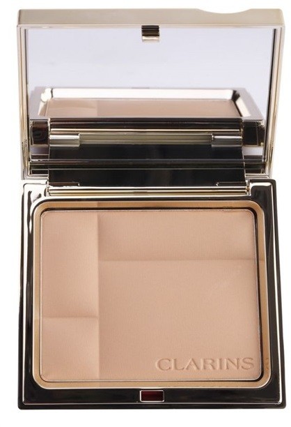 Clarins Face Make-Up Ever Matte ásványi kompakt alapozó matt hatásért árnyalat 02 Transparent Medium  10 g