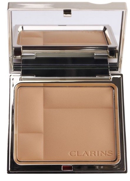 Clarins Face Make-Up Ever Matte ásványi kompakt alapozó matt hatásért árnyalat 03 Transparent Warm  10 g