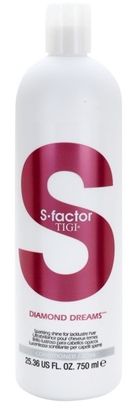 TIGI S-Factor Diamond Dreams kondicionáló a fénylő és selymes hajért  750 ml