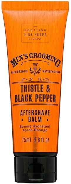 Scottish Fine Soaps Men’s Grooming Thistle & Black Pepper borotválkozás utáni balzsam  75 ml