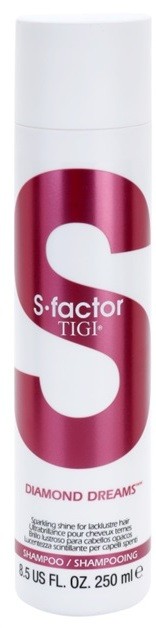 TIGI S-Factor Diamond Dreams sampon a fénylő és selymes hajért  250 ml