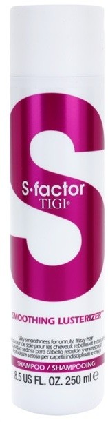 TIGI S-Factor Smoothing Lusterizer sampon a rakoncátlan és töredezett hajra  250 ml