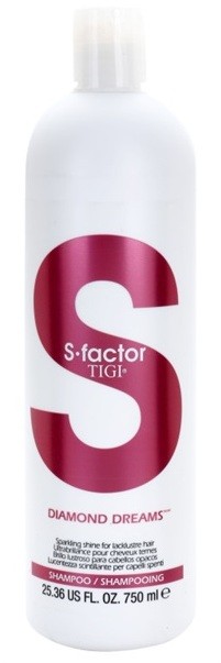 TIGI S-Factor Diamond Dreams sampon a fénylő és selymes hajért  750 ml