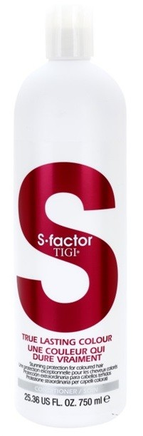 TIGI S-Factor True Lasting Colour védő kondicionáló festett hajra  750 ml