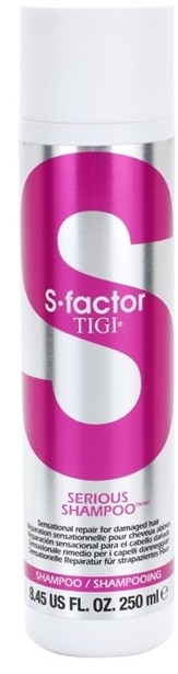 TIGI S-Factor Serious megújító sampon a károsult hajra  250 ml
