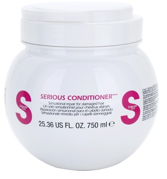 TIGI S-Factor Serious megújító kondicionáló a károsult hajra  750 ml