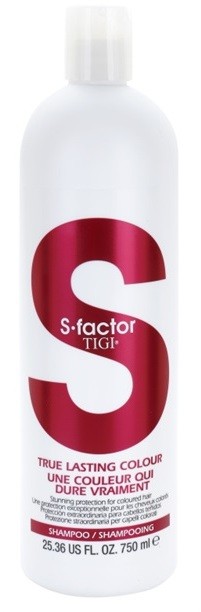 TIGI S-Factor True Lasting Colour ápoló sampon festett hajra  750 ml