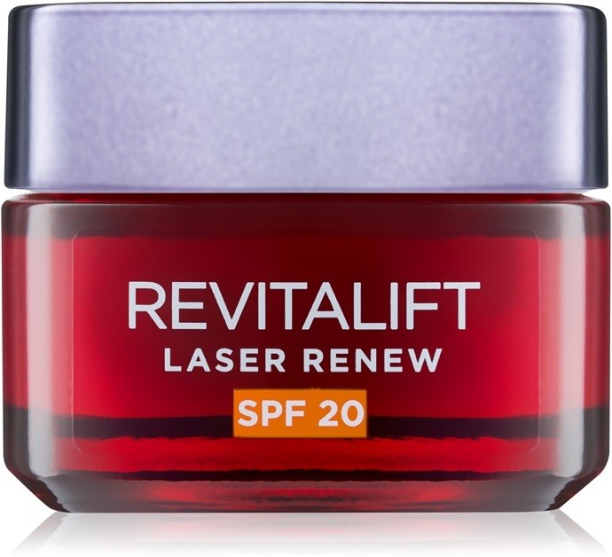 L’Oréal Paris Revitalift Laser Renew nappali krém a ráncok ellen SPF 20  50 ml