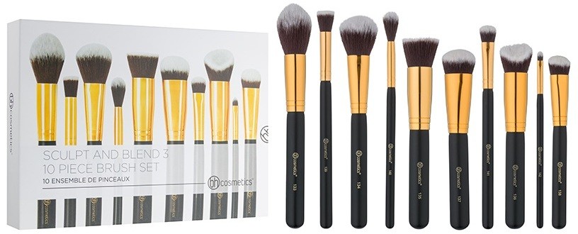 BHcosmetics Sculpt and Blend 3 ecset szett  10 db