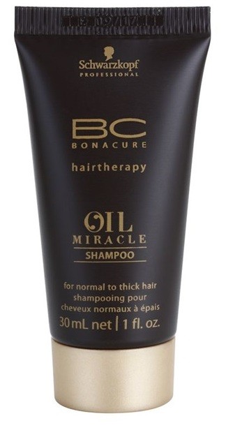 Schwarzkopf Professional BC Bonacure Oil Miracle Argan Oil sampon normál és dús hajra  30 ml