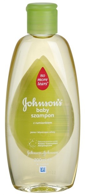 Johnson's Baby Wash and Bath sampon a világos és csillogó hajért kamillával  200 ml