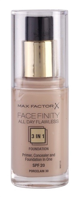 Max Factor Facefinity make-up 3 az 1-ben árnyalat 30 Porcelain SPF20  30 ml