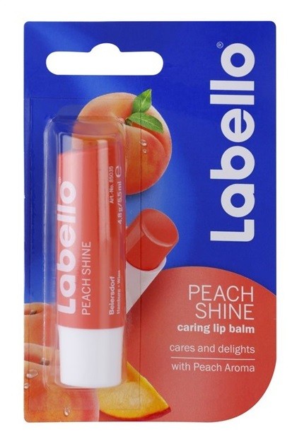 Labello Peach Shine tonizáló ajakbalzsam barack illatú  5,5 ml
