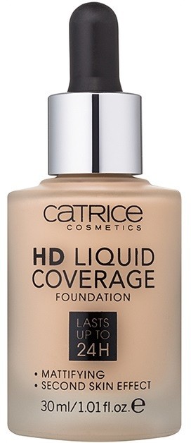 Catrice HD Liquid Coverage make-up árnyalat 010 Light Beige 30 ml