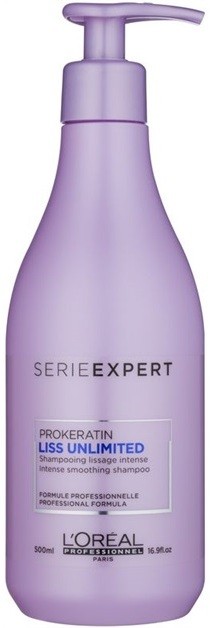 L’Oréal Professionnel Série Expert Liss Unlimited kisimító sampon a rakoncátlan és töredezett hajra  500 ml