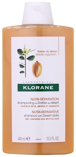 Klorane Desert Date sampon a töredezett, károsult hajra  400 ml