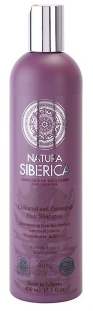 Natura Siberica Wild Herbs and Flowers sampon a festett és károsult hajra  400 ml
