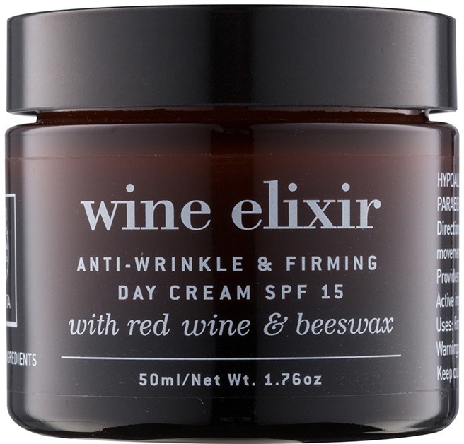 Apivita Wine Elixir Red Wine & Beeswax feszesítő és ránctalanító nappalikrém  50 ml