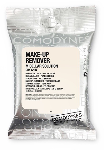 Comodynes Make-up Remover Micellar Solution sminklemosó kendő száraz bőrre  20 db