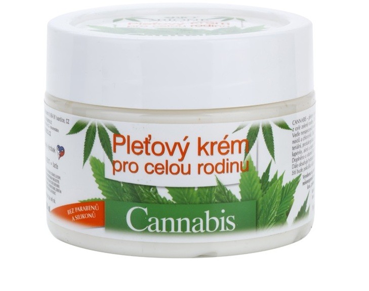 Bione Cosmetics Cannabis arckrém az egész családnak  260 ml