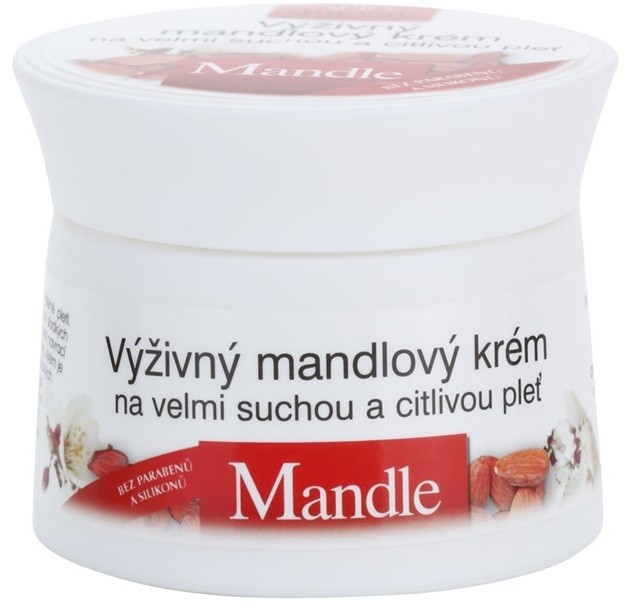Bione Cosmetics Almonds tápláló krém a nagyon száraz és érzékeny bőrre  51 ml