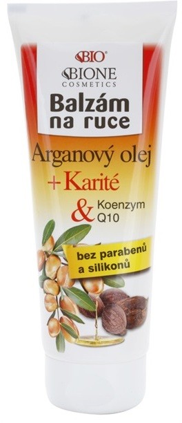 Bione Cosmetics Argan Oil + Karité balzsam a kezekre  205 ml