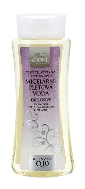 Bione Cosmetics Exclusive Q10 micelláris tisztító víz  255 ml