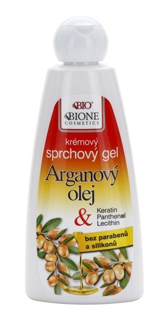 Bione Cosmetics Argan Oil + Karité tusfürdő gél argánolajjal  260 ml