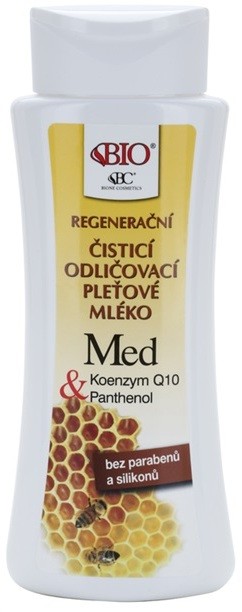 Bione Cosmetics Honey + Q10 regeneráló tisztító tej  255 ml