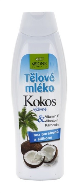 Bione Cosmetics Coconut tápláló testápoló tej  500 ml