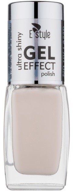 E style Gel Effect géles körömlakk UV/LED lámpa használata nélkül árnyalat 20 Pearl 10 ml