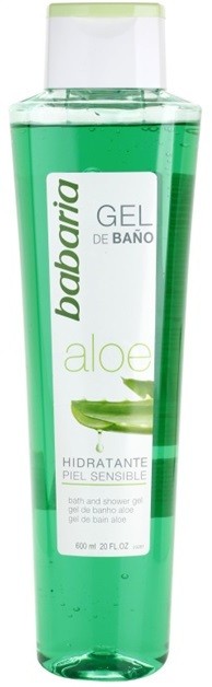 Babaria Aloe Vera tusfürdő gél Aloe Vera tartalommal  600 ml