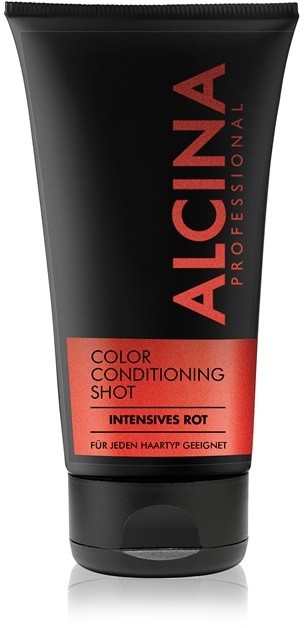 Alcina Color Conditioning Shot Red tonizáló balzsam a hajszín élénkítéséért árnyalat Intensive Red 150 ml