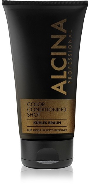 Alcina Color Conditioning Shot Brown tonizáló balzsam a hajszín élénkítéséért árnyalat Cold Brown 150 ml