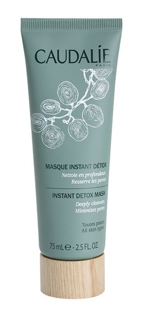 Caudalie Masks&Scrubs mélyen tisztító maszk a pórusok méretének csökkentésére  75 ml