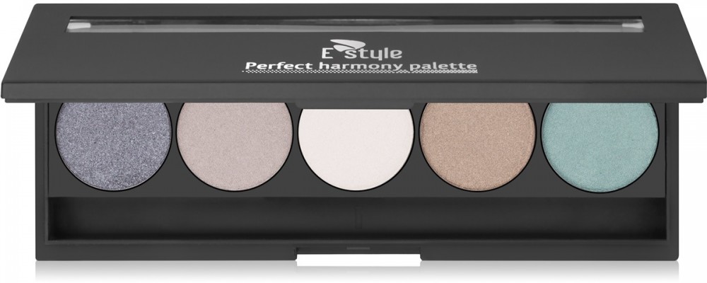 E style Perfect Harmony Palette szemhéjfesték paletták tükörrel árnyalat 08 Posh 9,5 g