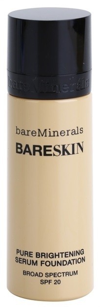 BareMinerals bareSkin® bőrvilágosító alapozó szérum SPF 20 árnyalat 07 Bare Natural 30 ml