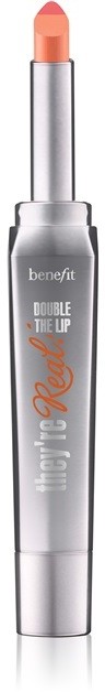 Benefit They're Real! Double The Lip rúzs a telt ajkakért árnyalat Criminally Coral 1,5 g