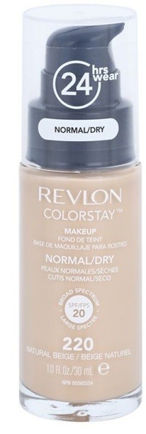 Revlon Cosmetics ColorStay™ hosszan tartó make-up SPF 20 árnyalat 220 Natural Beige 30 ml