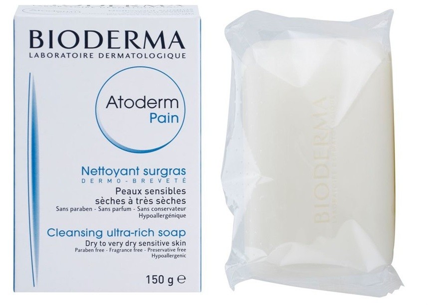 Bioderma Atoderm tisztító szappan Száraz, nagyon száraz bőrre  150 g