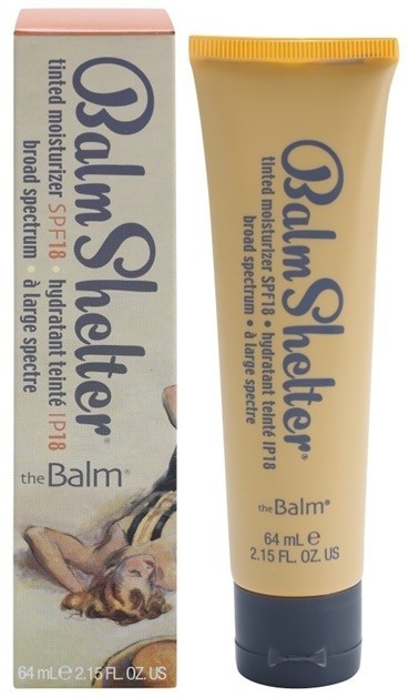 theBalm BalmShelter hidratáló krém tonizáló SPF 18 árnyalat After Dark SPF 18  64 ml