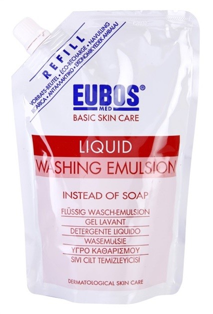 Eubos Basic Skin Care Red tisztító emulzió utántöltő  400 ml