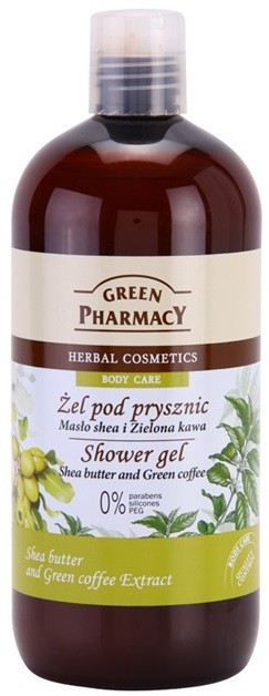 Green Pharmacy Body Care Shea Butter & Green Coffee tusfürdő gél  500 ml